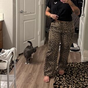 Leopard Print Women's Pants
